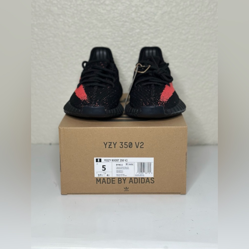 Adidas Yeezy Boost 350 V2 Low Red Stripe Size 5